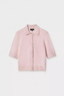 Jada Brushed Cashmere SS Cardi Pink
