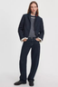 Lawrence Crop Blazer Navy