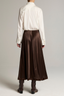 Creased Pleated Skirt Pinewood