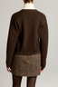 Patch Pocket Sweater Jacket Smoked Truffle