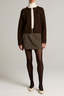 Patch Pocket Sweater Jacket Smoked Truffle