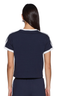 Varsity Shrunken Tee Navy