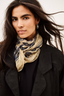 Saria Silk Scarf Vanilla
