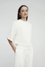 Short Sleeve Shoulder Knit Ivory
