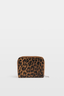 Mini ZV Leopard Wallet Brandy