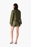 Saskia Leather Jacket Camouflage