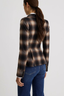 Patch Pocket Duchess Blazer Neutral Plaid