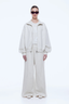 Paris Terry Zip-Thru Oat Marle