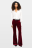 Prevy Velvet Trousers Cherry