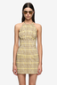 Tessellate Mini Dress Citrus/ Taupe