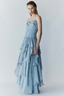 Gleam Gown Metallic Blue