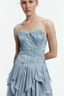 Gleam Gown Metallic Blue