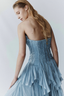 Gleam Gown Metallic Blue