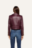 Blakely Biker Jacket Plum Sangria