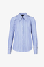 Box Pleat Shirt Blue Oxford