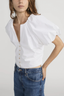 The Dramatic Sleeve Blouse White
