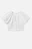 The Dramatic Sleeve Blouse White