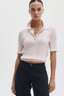 Laurie Cotton Cashmere Polo Light Pink
