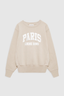 Harry Shrunken Sweatshirt Paris Beige