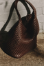 Woven Large Tote Brown