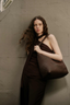 Woven Large Tote Brown