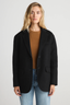Camellia Wool Blazer Black