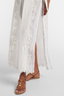 Sea Flowers Cotton Cover-Up White