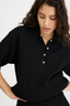 Rossy Knit Polo Black