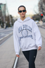 Aleague Hoodie White Marle