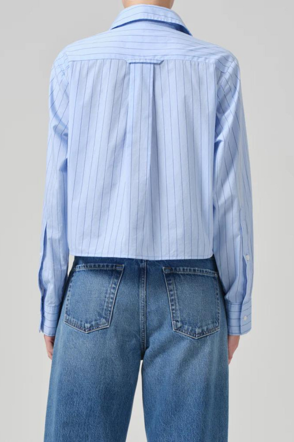 Fino Cropped Shirt Ellis Stripe