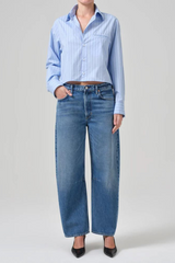 Fino Cropped Shirt Ellis Stripe