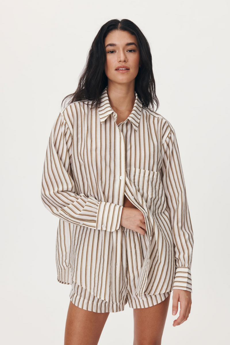 Ramona Long Sleeve Shirt  Sienna