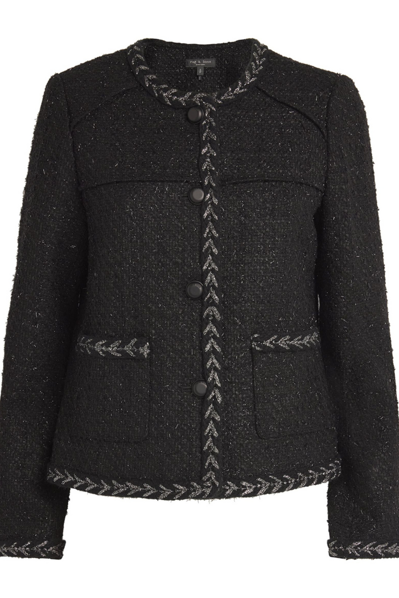 Mirabelle Tweed Jacket Black