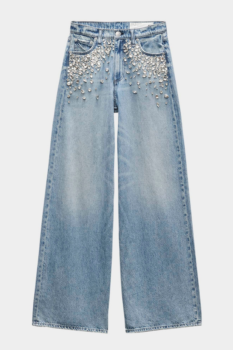 Featherweight Sofie High Rise Jean Mali Jewel