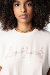 Tommer Love Yourself Diamante T-shirt Sweet