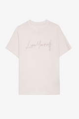 Tommer Love Yourself Diamante T-shirt Sweet