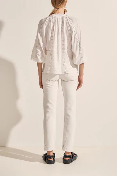 Euthenia Blouse White