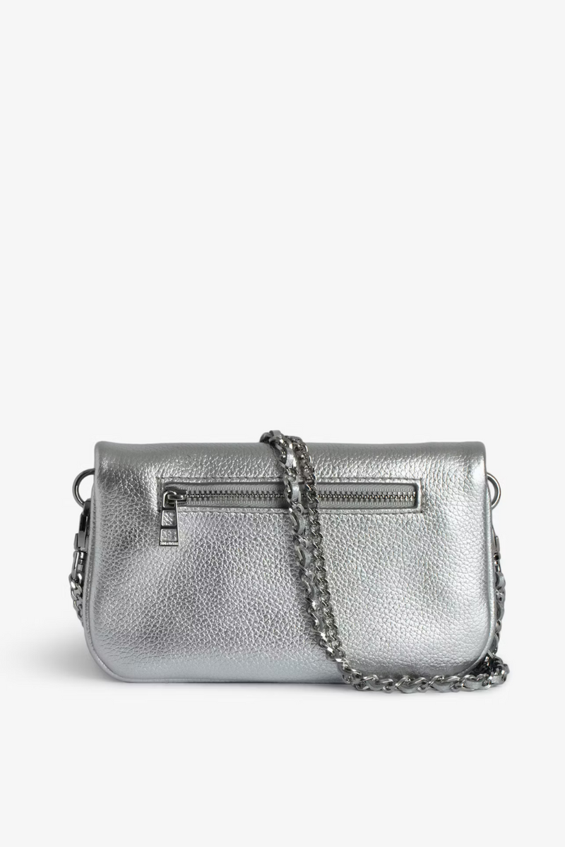 Rock Nano Wings Bag Metallic Grain Silver