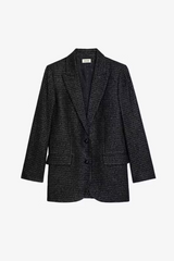 Viva Car Shimmer Blazer Noir