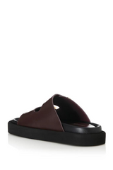 Anais Sandal Burgundy