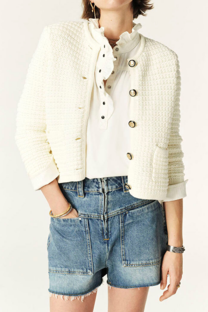 Gaspard Cardigan Ecru