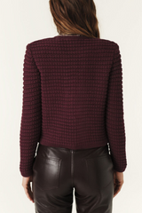 Gaspard Cardigan Bordeaux