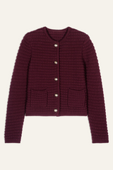 Gaspard Cardigan Bordeaux