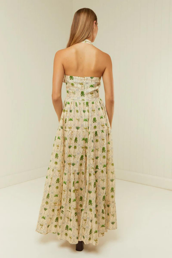 Willow Dress Tropical Palms