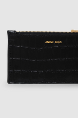 Lucy Card Holder Black Embossed