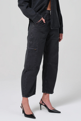 Marcelle Low Slung Easy Cargo Washed Black