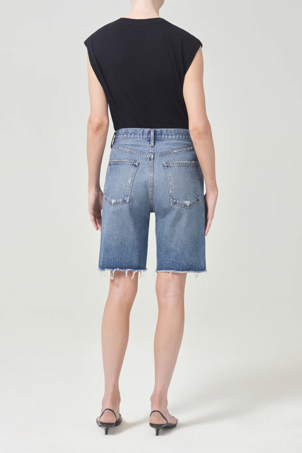 90's Mid Rise Loose Short Precision