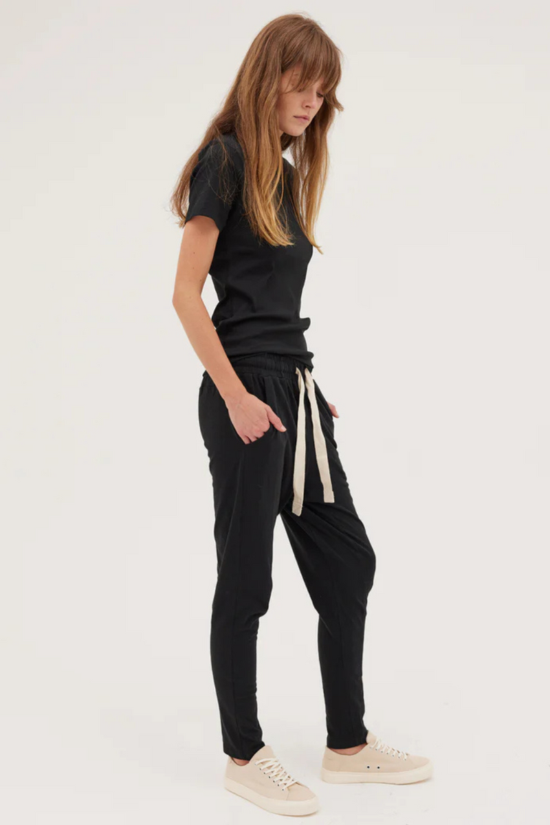 The Jersey Lounge Pant Black