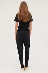 The Jersey Lounge Pant Black