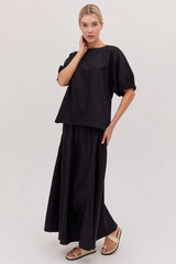 The Maxi Skirt Black